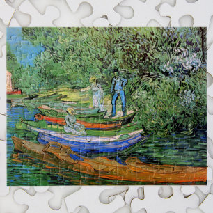 Puzzle La rive de l'Oise à Auvers par Vincent van Gogh