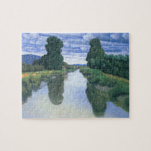 Puzzle La Rivière à Berville par Felix Vallotton, Beaux-a