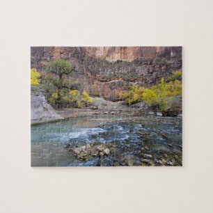 Puzzle La rivière Virgin en automne dans le Parc national