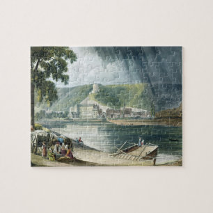 Puzzle La Roche, des "vues sur la Seine", gravée par T