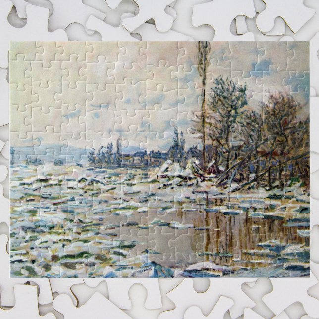 Puzzle La rupture de la glace par Claude Monet (Créateur téléchargé)