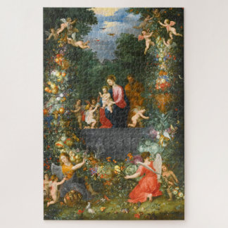 Puzzle La Sainte Famille, Jan Brueghel