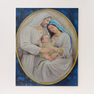 Puzzle La Sainte Famille : Portrait de l'Amour Divin