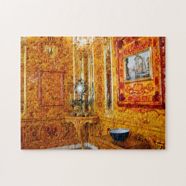 Puzzle La salle ambre, palais de Catherine, Russie (Horizontal)