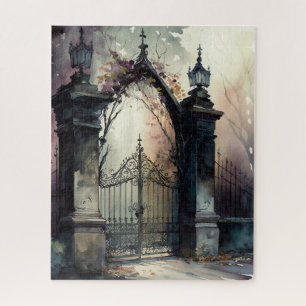 Puzzle La série Porte de Cimetière Gothique Design 12