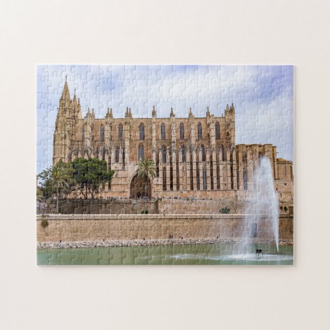 Puzzle La Seu, Cathédrale de Palma de Majorque - Espagne (Horizontal)