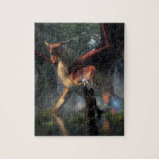 Puzzle La sorcellerie contre un dragon