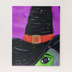 Puzzle La Sorcière à Halloween