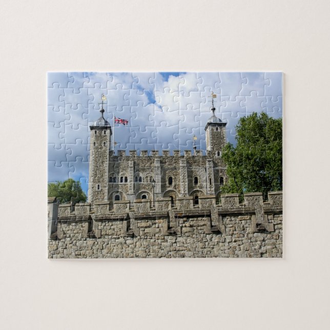 Puzzle La Tour Blanche - Tour de Londres - 8x10 pouces (Horizontal)