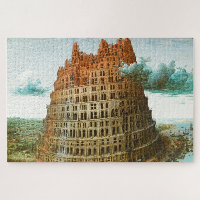 Puzzle La Tour de Babel (Rotterdam) (Horizontal)