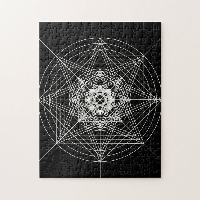 Puzzle La troisième géométrie sacrée dimensionnelle (Vertical)