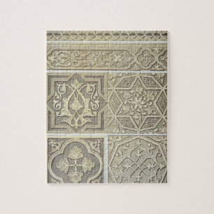 Puzzle La tuile arabe conçoit (le litho de couleur)