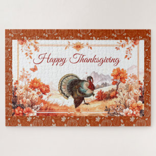 Puzzle La Turquie patriotique Thanksgiving