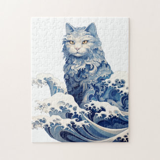 Puzzle La Vague De Chat Au Large De Kanagawa