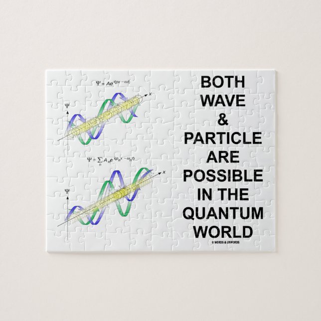 Puzzle La vague et la particule sont possibles à Quantum (Horizontal)