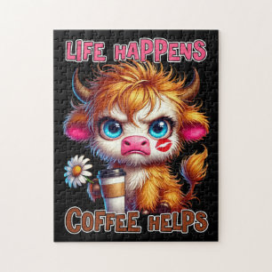 Puzzle La vie arrive, le café aide