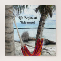 La vie commence à la retraite...Hammock à la plage