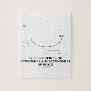 Puzzle La vie est une série d'économies et d'échelle d