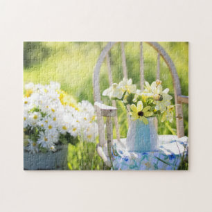 Puzzle La vie rustique florale d'été toujours