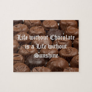 Puzzle La vie sans chocolat est une vie sans soleil