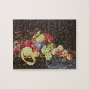 Puzzle La vie toujours avec le fruit dans la cuvette de