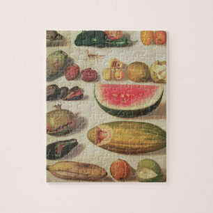 Puzzle La vie toujours avec le fruit et le crapaud