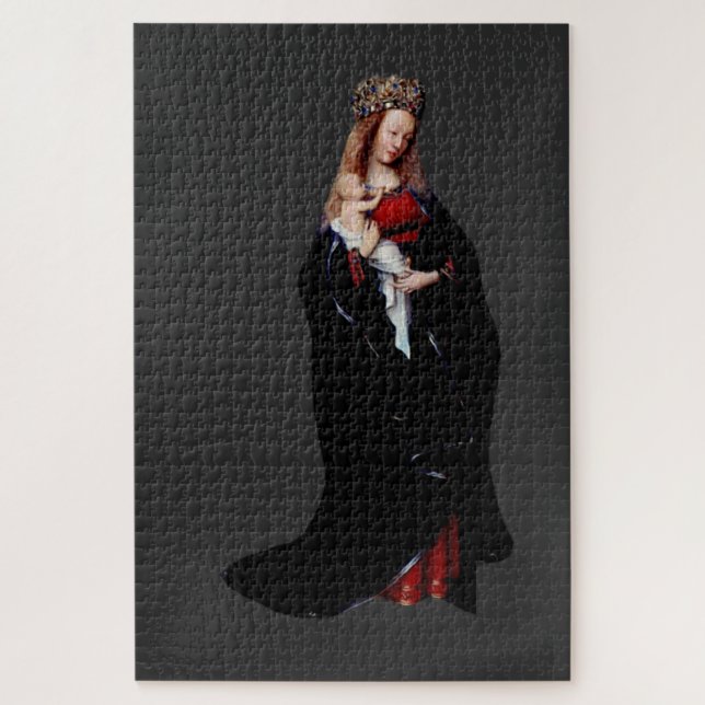 Puzzle La Vierge dans l'Eglise par Jan van Eyck (Vertical)