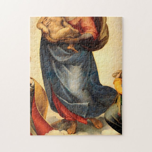 Puzzle La Vierge Vierge Peinture De Raphael (Vertical)