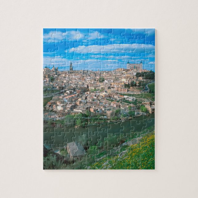 Puzzle La ville antique de Tolède, en Espagne. (Vertical)
