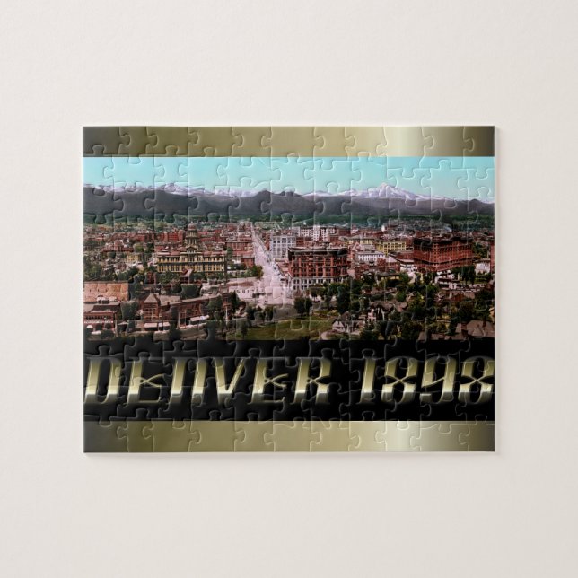 Puzzle La ville de Denver 1898 (Horizontal)