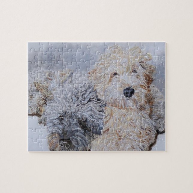 Puzzle Labradoodle et Goldendoodle (Horizontal)