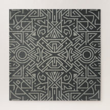 Labyrinthe de Lignes | Motifs Géométriques Tribaux