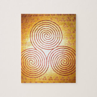 Puzzle Labyrinthe en spirale triple
