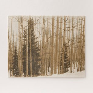 Puzzle Labyrinthe forestier Sepia - 16x20 - 520 pièces
