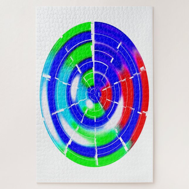 Puzzle labyrinthe ovale (Vertical)