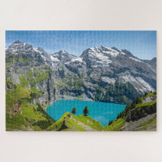 Puzzle Lac alpin Oeschinensee en Suisse