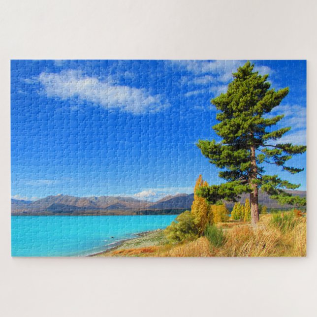 Puzzle lac bleu tekapo (Horizontal)