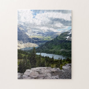 Puzzle Lac Caché Vue sur le parc national des Glaciers Mo