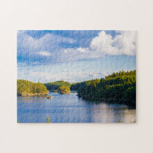 Puzzle Lac finlandais en été