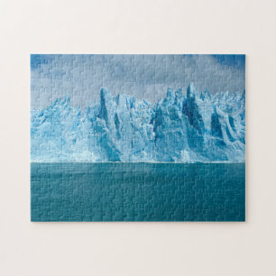 Puzzle Lac, glace et ciel bleus