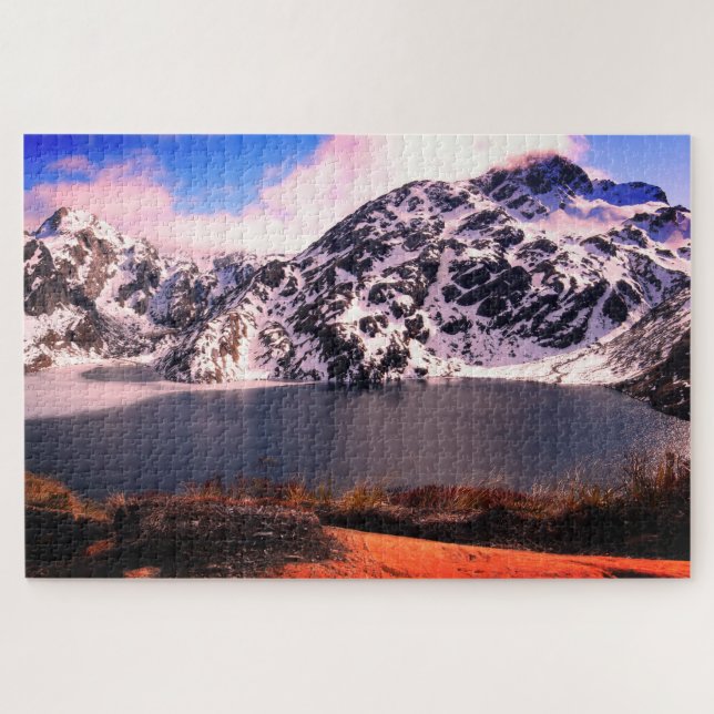 Puzzle Lac Haris & Routeburn piste /Nouvelle-Zélande (Horizontal)