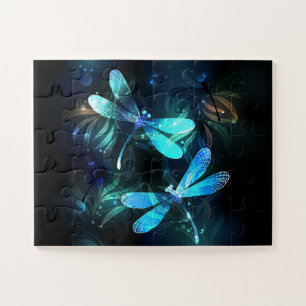 Puzzle Lac Libellules Brillantes