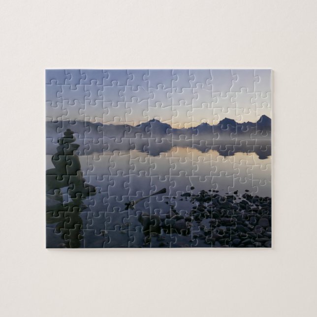 Puzzle Lac McDonald à Sunrise I (Horizontal)