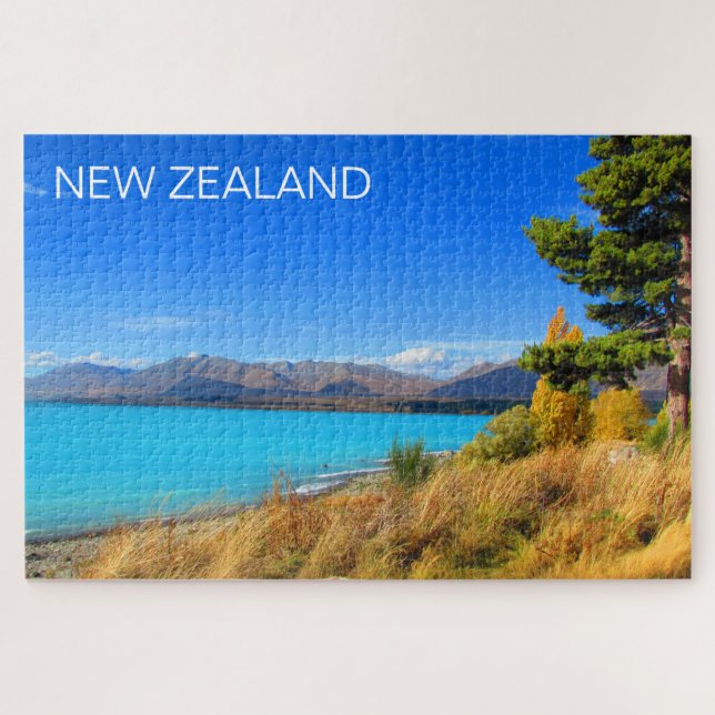 Puzzle Lac Pittoresque en Nouvelle-Zélande (Horizontal)
