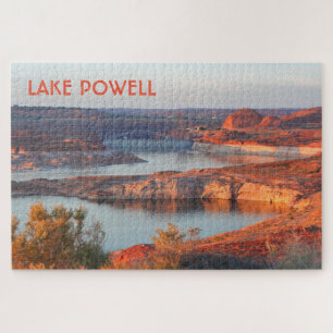 Puzzle Lac Powell : barrage et pont au lever du soleil