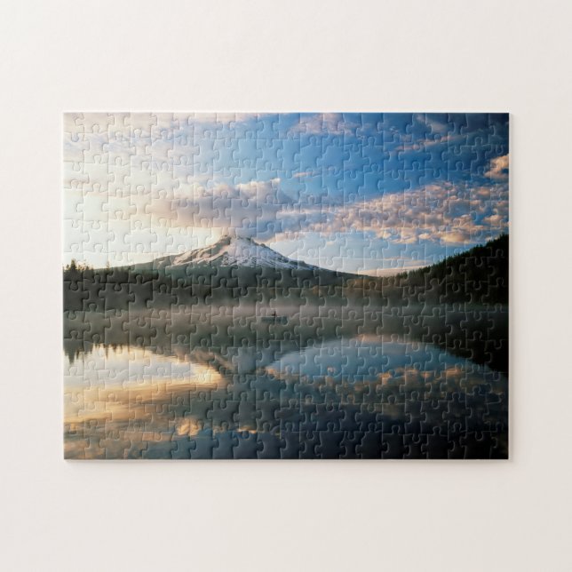 Puzzle Lac Trillium| Forêt nationale du mont Hood, OR (Horizontal)