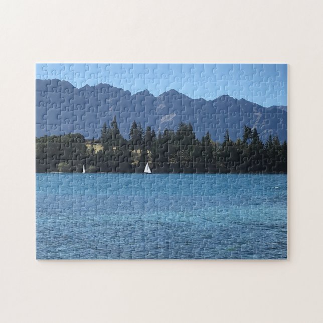 Puzzle Lac Wakatipu, Nouvelle-Zélande (Horizontal)