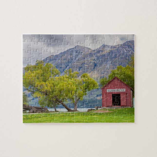 Puzzle Lac Wakatipu Paysage Glenorchy Nouvelle-Zélande (Horizontal)