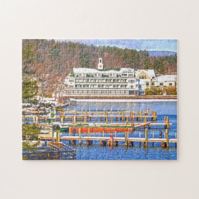Puzzle Lac Winnipesaukee New Hampshire. (Horizontal)