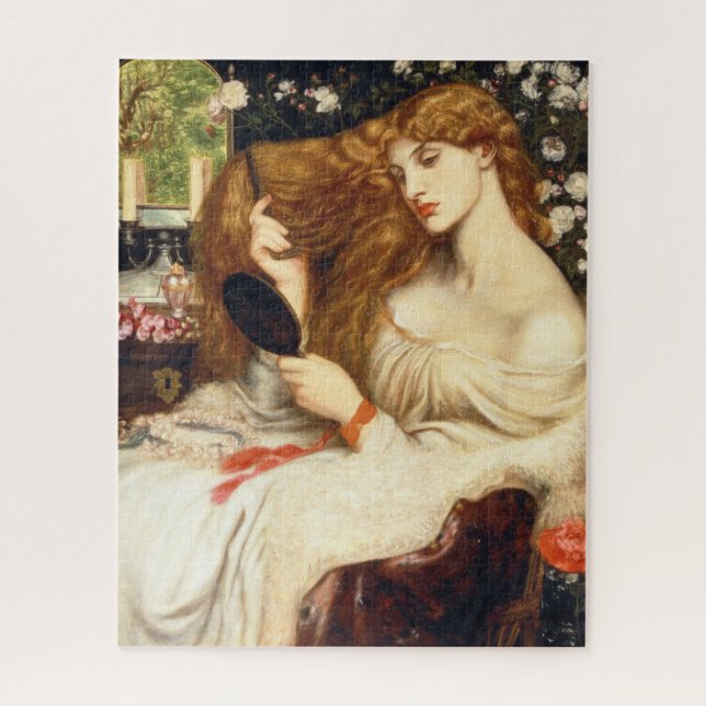 Puzzle Lady Lilith (Beauté étonnante avec cheveux rouges  (Vertical)